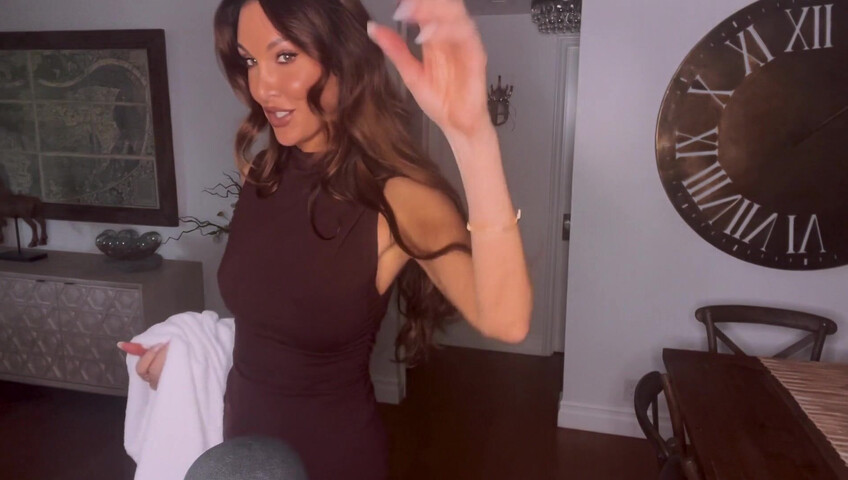 Anne ASMR - Flirty Neighbor hair cutting Kissing