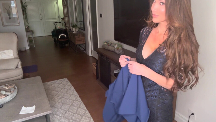 Anne ASMR - Up close hand movements and Skimpy Dress Try On