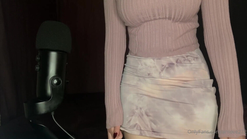 Ari Love ASMR - Big Tits Close Up and Dildo Blowjob