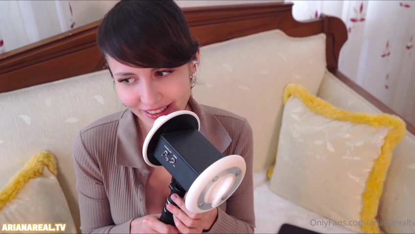 ArianaRealTV ASMR - Brother’s friend watching me practice ASMR ear licking part 1 & 2