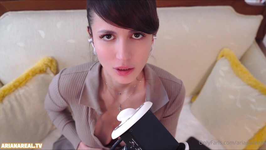 ArianaRealTV ASMR - Brother’s friend watching me practice ASMR ear licking part 1 & 2