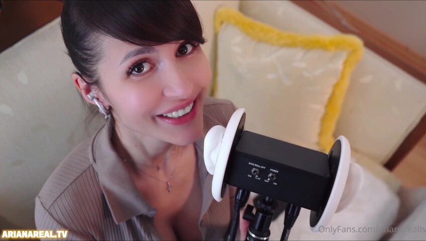 ArianaRealTV ASMR - Brother’s friend watching me practice ASMR ear licking part 1 & 2
