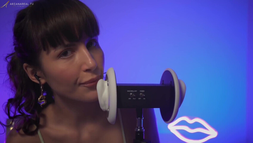 ArianaRealTV ASMR - Wet Ear Licking
