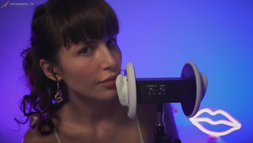 ArianaRealTV ASMR - Wet Ear Licking