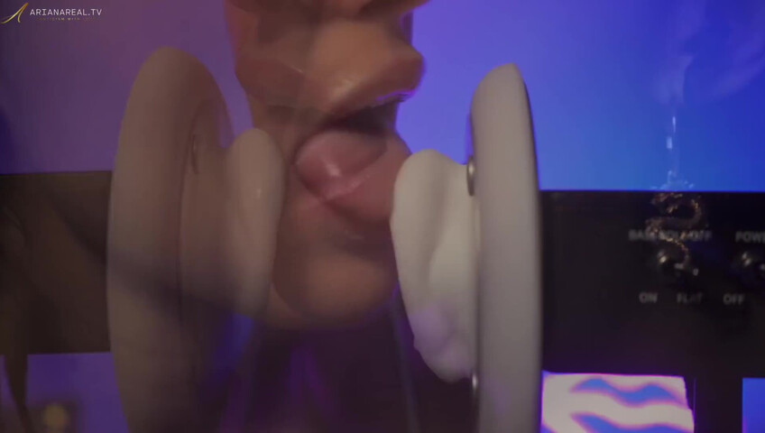 ArianaRealTV ASMR - Wet Ear Licking