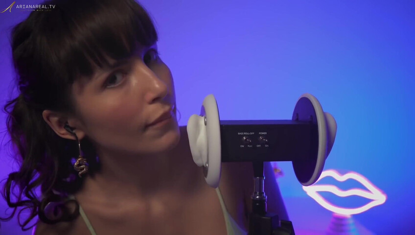 ArianaRealTV ASMR - Wet Ear Licking