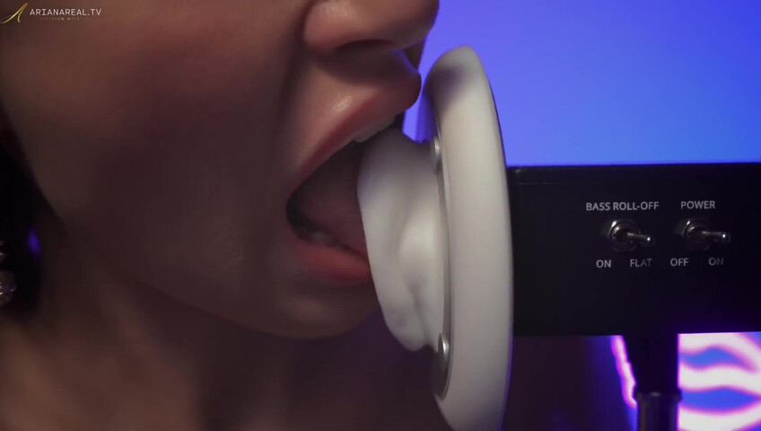 ArianaRealTV ASMR - Wet Ear Licking