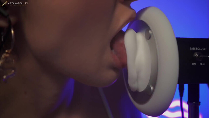 ArianaRealTV ASMR - Wet Ear Licking