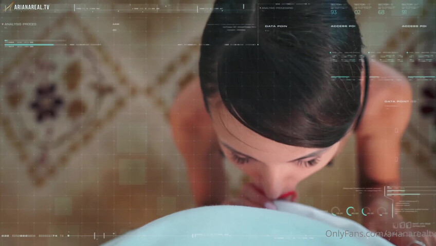 ArianaRealTV ASMR Real Blowjob - AI Robot Roleplay