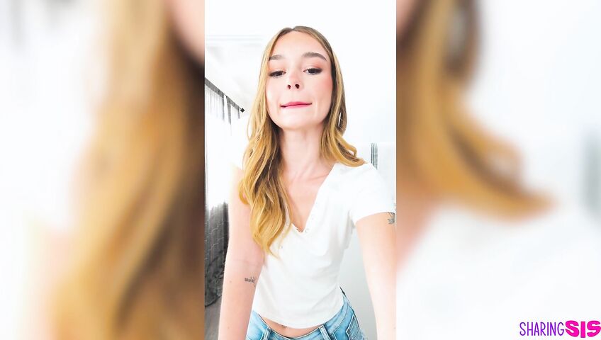 Della Cate's Step Family Threesome - Blowjob, Sex, Threesome, Teen Threesome, Teen, Skinny