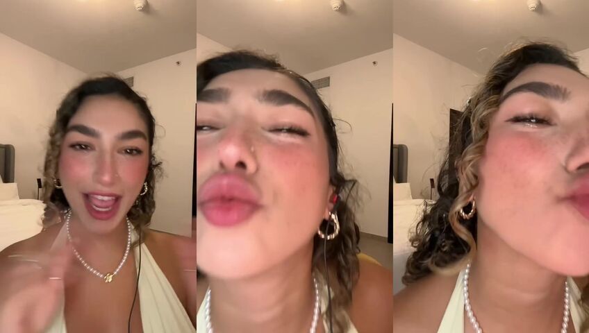 Leedah ASMR - Big loving kisses and shaking her titties