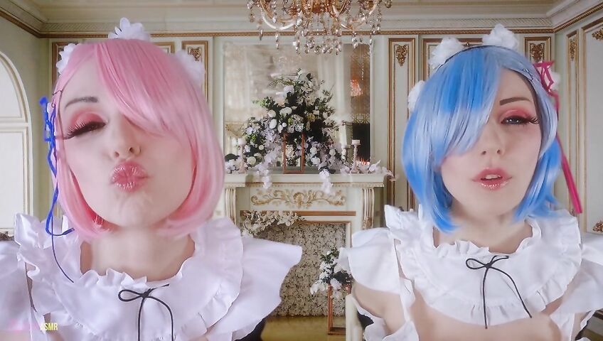 Egilea ASMR - Slutty anime maids cover you in kisses