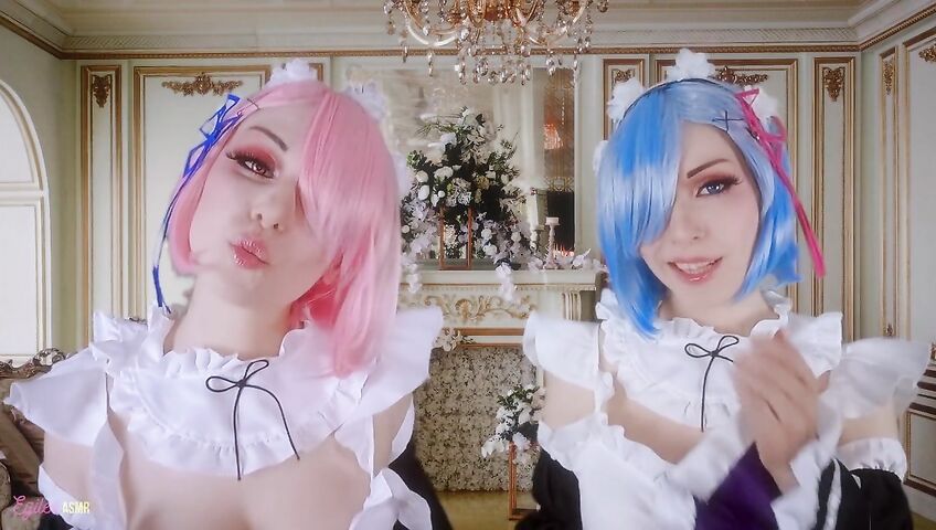 Egilea ASMR - Slutty anime maids cover you in kisses