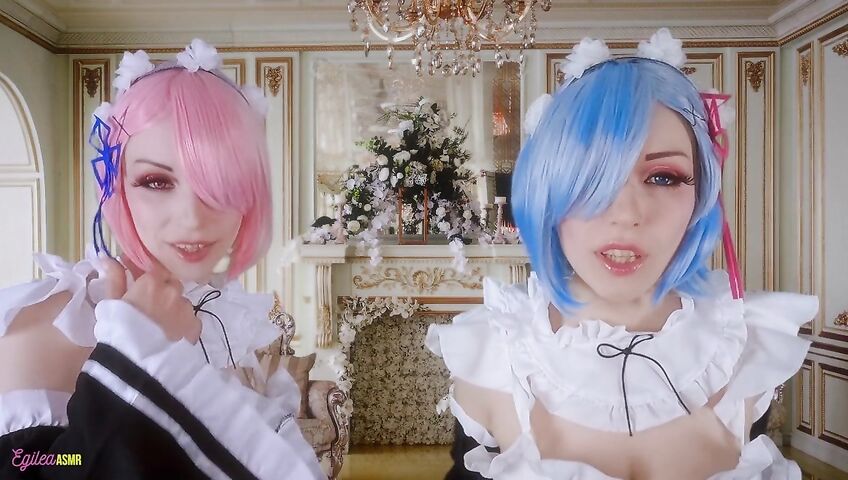 Egilea ASMR - Slutty anime maids cover you in kisses