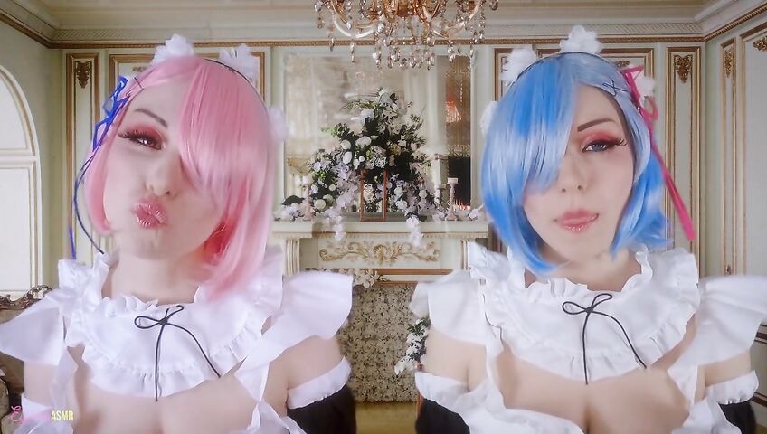 Egilea ASMR - Slutty anime maids cover you in kisses