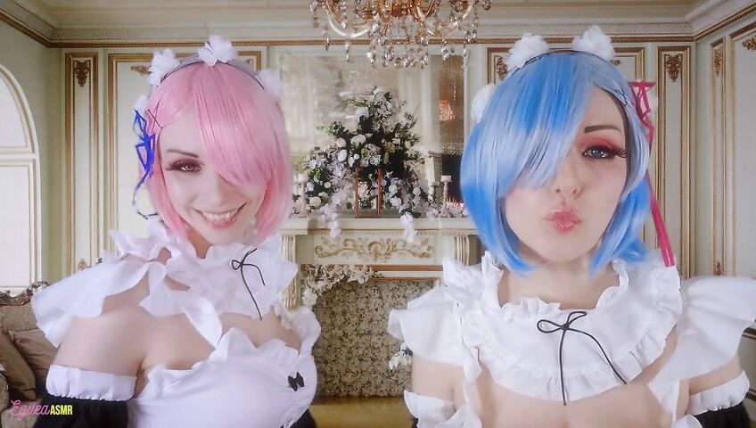 Egilea ASMR - Slutty anime maids cover you in kisses