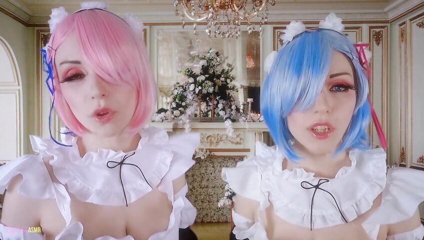 Egilea ASMR - Slutty anime maids cover you in kisses