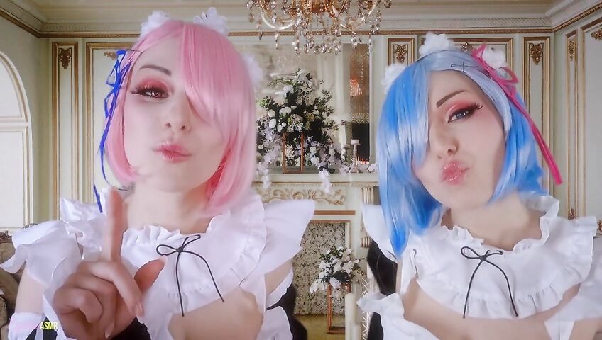 Egilea ASMR - Slutty anime maids cover you in kisses
