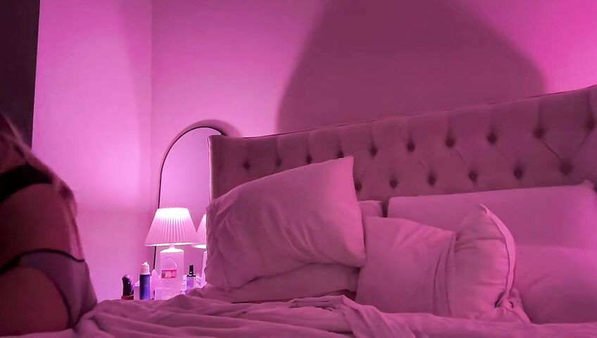 Abby Rao Teases And Strips On Her Live Stream - Seduction, Blonde, Streamer, Cleavage, Tattoos, Teasing, Stripping, Lingerie, Ass, Thigh Highs, Nude, Live Stream