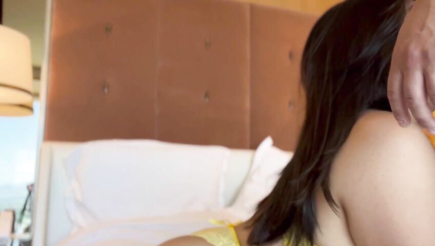 Asian Rocket Reyna Rides A Cock Until Creampie - Blowjob, Sex, Asian, Chubby Asian, Hotel, Thicc, MILF, Dick Riding, Reverse Cowgirl, Creampie