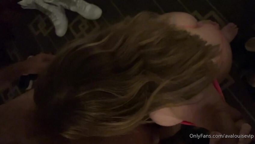 Ava Louise Gives Double Blowjob - Blowjob, Deep Throat, Threesome, Brunette, POV, POV Blowjob, MMF, Deepthroat, OnlyFans, OnlyFans Model, Eye Contact, Natural Body, No Tattoos