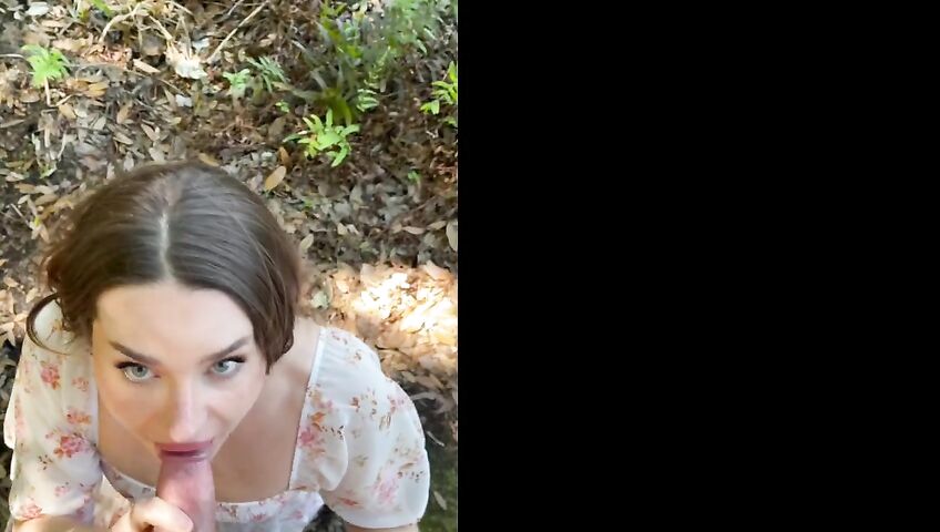 Bratty Maddie Gets Pounded In The Woods - Blowjob, Outdoor, Sex, Outdoor Quickie, Sex In Woods, Woods, Forest, Standing Doggystyle, Standing Sex, Doggy Style, POV, POV Blowjob, BWC, Big Ass, Nature, Natural Body, Natural Tits