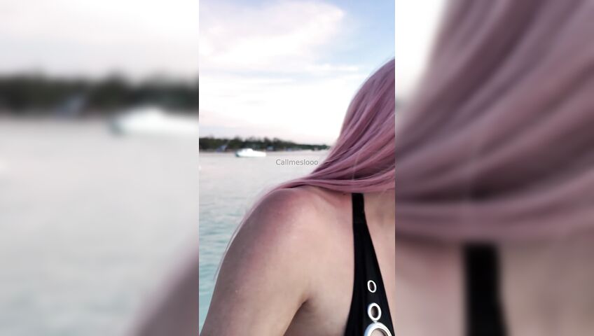 Call Me Slo Fuck In The Sea With A Jet Ski - Outdoor, Sex, Beach, Nude Beach, OnlyFans Model, OnlyFans, Perfect Tits, Perfect Pussy, Pink Hair, Pink Pussy