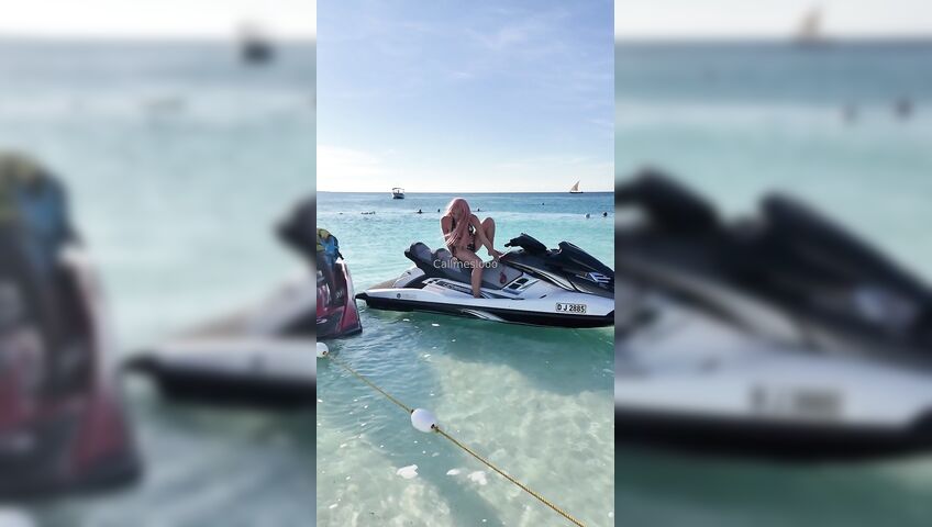 Call Me Slo Fuck In The Sea With A Jet Ski - Outdoor, Sex, Beach, Nude Beach, OnlyFans Model, OnlyFans, Perfect Tits, Perfect Pussy, Pink Hair, Pink Pussy