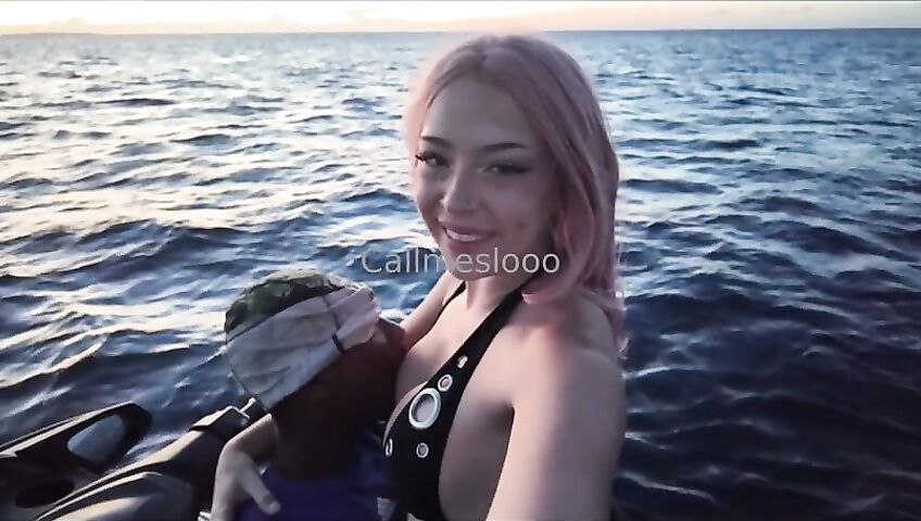 Call Me Slo Fuck In The Sea With A Jet Ski - Outdoor, Sex, Beach, Nude Beach, OnlyFans Model, OnlyFans, Perfect Tits, Perfect Pussy, Pink Hair, Pink Pussy