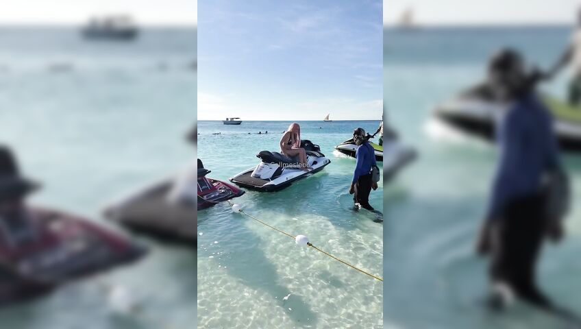Call Me Slo Fuck In The Sea With A Jet Ski - Outdoor, Sex, Beach, Nude Beach, OnlyFans Model, OnlyFans, Perfect Tits, Perfect Pussy, Pink Hair, Pink Pussy