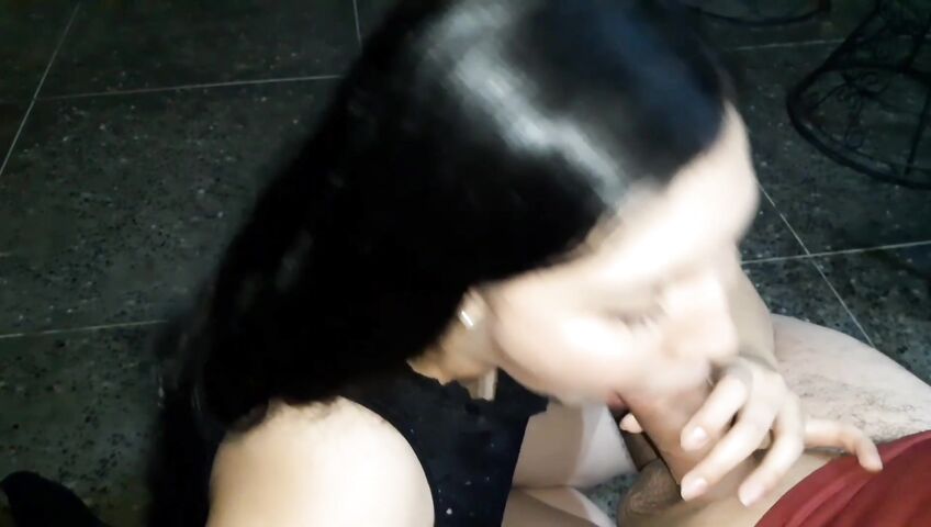 Cherry Bomb Blows A Cock And Receives A Thick Facial - Blowjob, Facial, Eye Contact, Cock Licking, Big Load, Spit, Cum In Mouth, Sloppy Cumshot, Handjob, Hair Pulling, Saliva