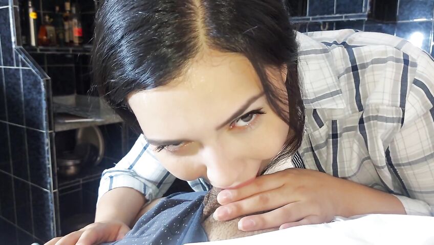 Cherry Bomb’s Romantic Kiss Turns Into Doggy Style Fucking - PAWG, Sex, Blowjob, Amateur, Latina, Hotwife, Kissing, Kitchen, Eye Contact, Clothed Sex, Tits Out, Standing Doggystyle, Standing Sex