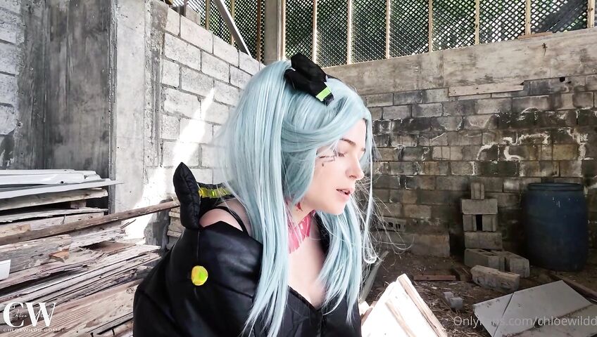 Chloe Wildd Gets Her Asshole Drilled As Rebecca - Anal, Blowjob, Sex, Outdoor, Blue Hair, Roleplay, Cosplay, Costume, Cyberpunk, Outdoor Anal, Big Boobs, Perky Tits, Cute, Young, Balls Sucking, Standing Doggystyle, Standing Sex, Doggy Style