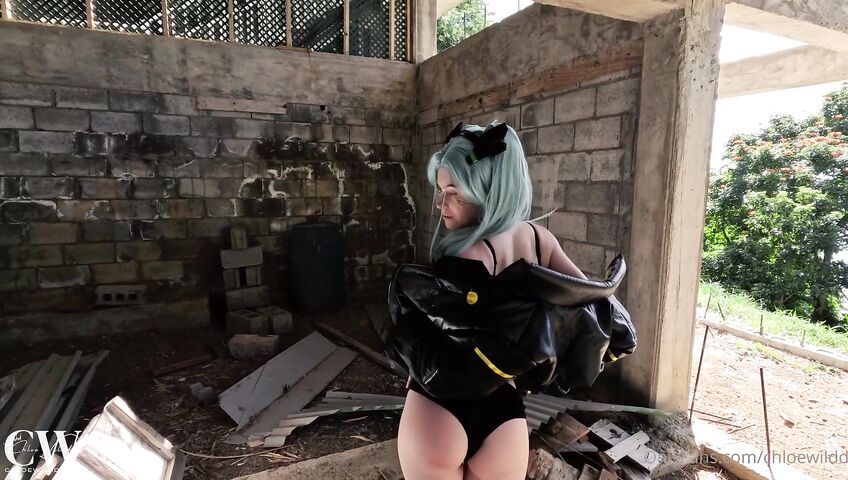 Chloe Wildd Gets Her Asshole Drilled As Rebecca - Anal, Blowjob, Sex, Outdoor, Blue Hair, Roleplay, Cosplay, Costume, Cyberpunk, Outdoor Anal, Big Boobs, Perky Tits, Cute, Young, Balls Sucking, Standing Doggystyle, Standing Sex, Doggy Style