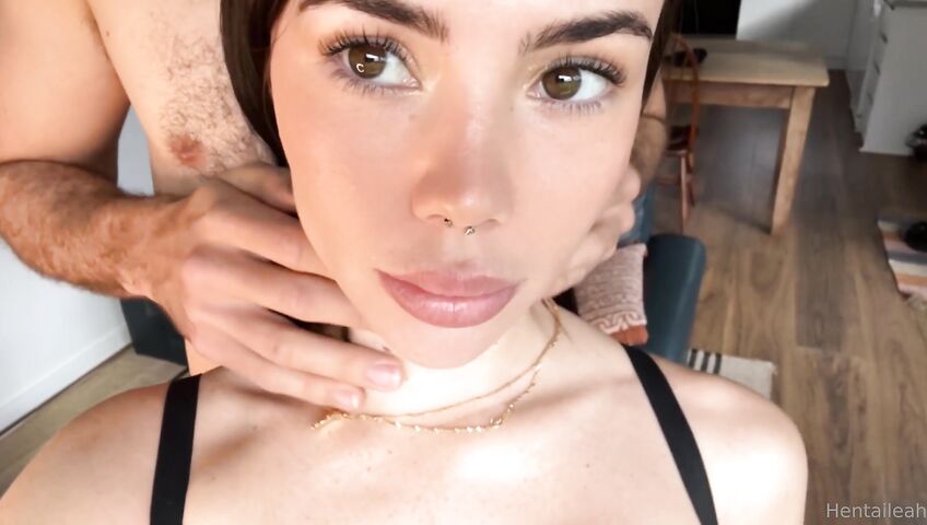 Hentaileah Receives A Facial After Getting Fucked - Blowjob, Sex, POV, POV Blowjob, Cum In Mouth, Doggy Style, Missionary, Reverse Cowgirl, Nose Piercing, Big Tits, Big Ass, Lingerie, Pierced Body