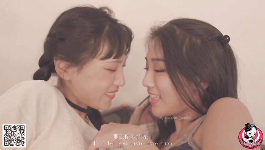 June Liu & Bunnybrownie's Lesbian Bunk Bed Sex - Lesbian, Asian, Petite Asian, Asian Teen, Asian Lesbian, Fingering, Lesbian Fingering, Licking, Pussy Licking, Asian Pussy, Kissing, Dildo, Asian Dildo, Toys, Sex Toy