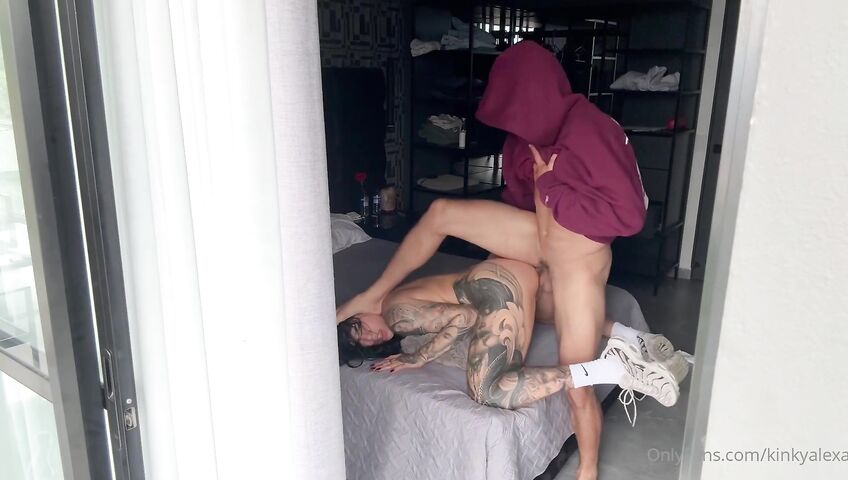 Kinky Alexa Gets Wrecked On A Balcony - Blowjob, Sex, Outdoor, Balcony, Tattoos, Big Ass, Big Tits, Colombian, Standing Sex, Missionary, Cowgirl