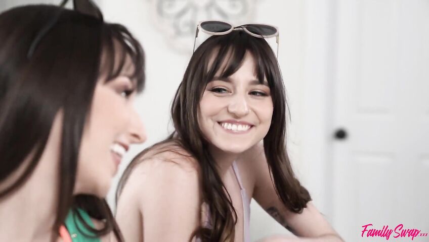 Lana Smalls & Lexi Luna's Stepfamily Swap Foursome - Big Boobs, Sex, Threesome, Blowjob, Amateur, Small Tits, Big Vs Small, Big Ass, Big Pussy, Big Lips, Perfect Pussy, Perfect Tits, Slim, Tattoos, MILF, Teen, Lesbian, Dick Sharing, Bikini,