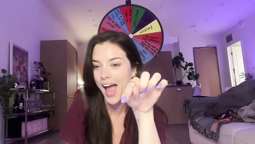 Lauren Summer & Abby Rao's Livestream Tease - Seduction, 0% Pussy, Live Stream, Brunette, Blonde, Living Room, Booty Shake, Twerking, Lingerie, Model, American, Streamer, Topless, Jumping, Big Boobs