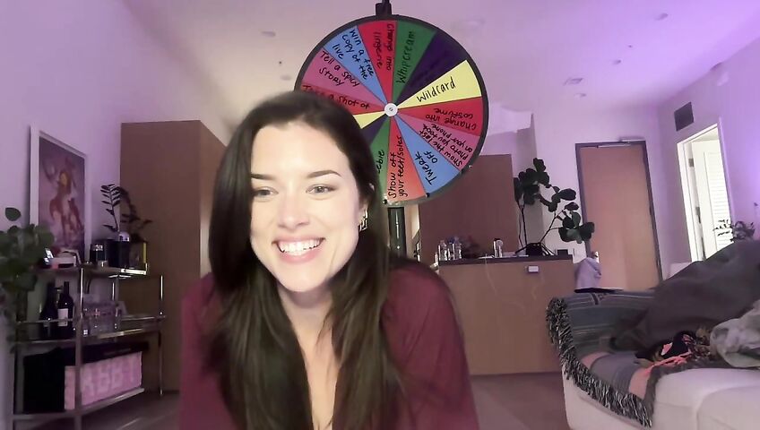 Lauren Summer & Abby Rao's Livestream Tease - Seduction, 0% Pussy, Live Stream, Brunette, Blonde, Living Room, Booty Shake, Twerking, Lingerie, Model, American, Streamer, Topless, Jumping, Big Boobs