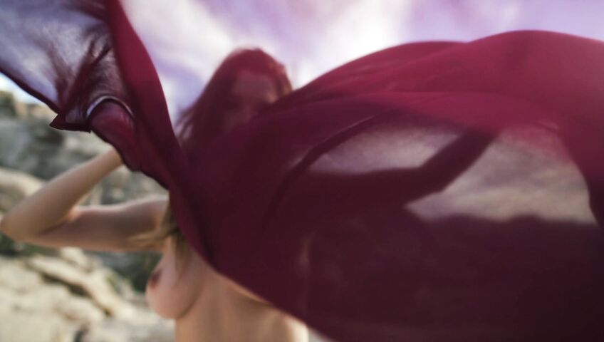 Lauren Summer Gets Naked On A Rock Mountain - 4K, Outdoor, Seduction, Brunette, American, Slow Motion, No Tattoos, Big Ass, Big Boobs, Natural Body, Model, Jumping, Ass Bouncing, 0% Pussy