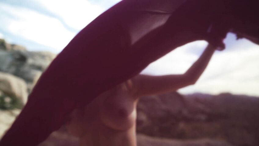 Lauren Summer Gets Naked On A Rock Mountain - 4K, Outdoor, Seduction, Brunette, American, Slow Motion, No Tattoos, Big Ass, Big Boobs, Natural Body, Model, Jumping, Ass Bouncing, 0% Pussy