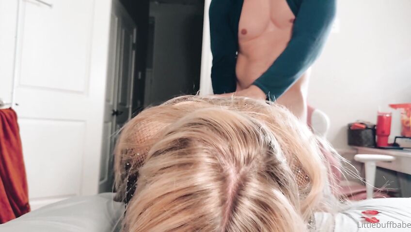 Littlebuffbabe Gets Banged On The Bed - Blowjob, Sex, Heels, Tattoos, Blonde, Blonde Blowjob, Big Ass, Big Boobs, Big Tits, Pussy Rubbing, Oral Sex, Doggy Style, Moaning, Navel Piercing, Cowgirl, Missionary, Cum In Mouth, Cumshot