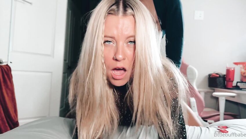 Littlebuffbabe Gets Banged On The Bed - Blowjob, Sex, Heels, Tattoos, Blonde, Blonde Blowjob, Big Ass, Big Boobs, Big Tits, Pussy Rubbing, Oral Sex, Doggy Style, Moaning, Navel Piercing, Cowgirl, Missionary, Cum In Mouth, Cumshot