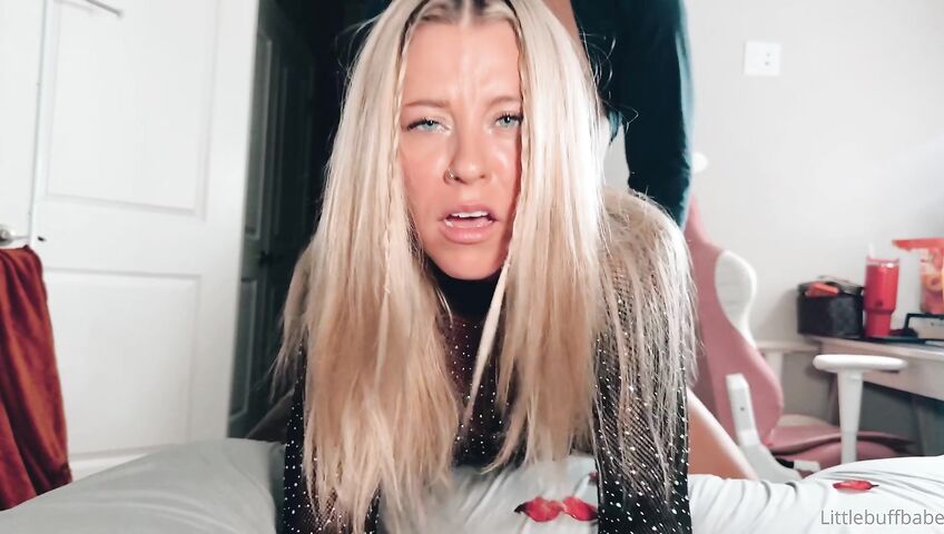 Littlebuffbabe Gets Banged On The Bed - Blowjob, Sex, Heels, Tattoos, Blonde, Blonde Blowjob, Big Ass, Big Boobs, Big Tits, Pussy Rubbing, Oral Sex, Doggy Style, Moaning, Navel Piercing, Cowgirl, Missionary, Cum In Mouth, Cumshot