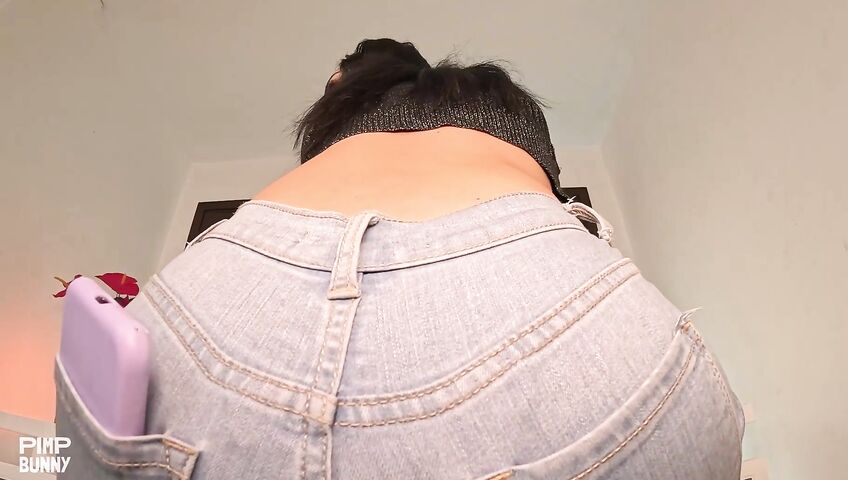 Pissing Soaked Seduction - Seduction, Fetish, Jeans, Piss, Peeing, Crop Top, Teasing, Wetting, Wet, Nose Piercing, Tattoos, Licking, Pierced Body