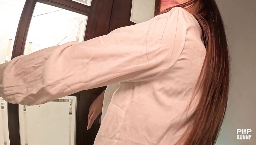 Pissing Soaked Seduction - Seduction, Fetish, Jeans, Piss, Peeing, Crop Top, Teasing, Wetting, Wet, Nose Piercing, Tattoos, Licking, Pierced Body