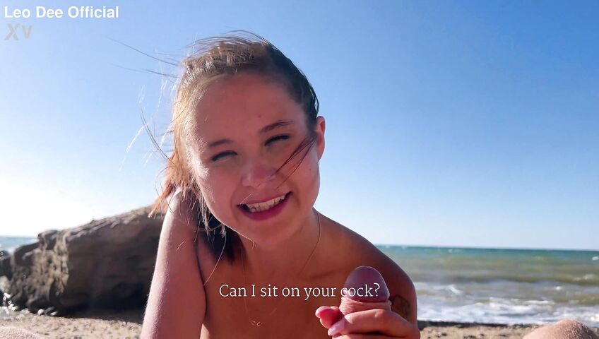 Skye Young Fucks A Stranger On Nude Beach - 4K, Blowjob, Outdoor, Sex, Nude Beach, Beach, Brunette, Russian, Tattoos, Natural Body, Cowgirl, Missionary, Shaved Pussy, Spooning, Moaning, Cum Tasting, Roleplay, POV