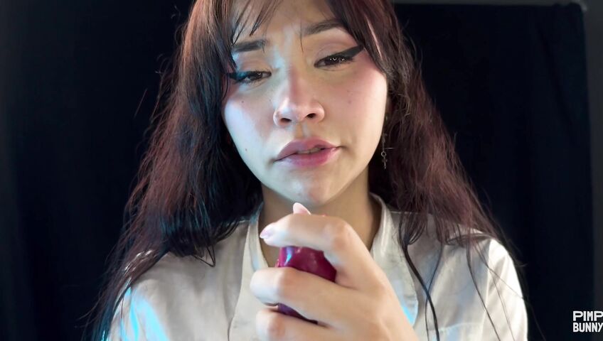 Sucking A Latex Cock - 4K, Blowjob, Latex, Condom, Teen, Latina, Sucker, Dildo Sucking, Sucking, Licking, Cock Licking, Teasing