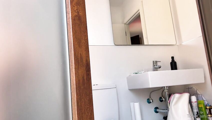 Toni Camille Gets Fucked In The Shower - Blowjob, Sex, Shower, Cumshot, Doggy Style, Soapy